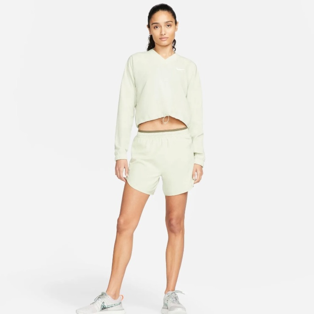 NWT Nike Women Dri-FIT Tempo Luxe 5" Running Shorts NEW Green Medium M